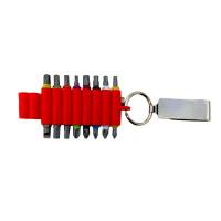 W&uuml;rth Set Bit-Set mit Metall-G&uuml;rtelclip 17-teilig; 1/4&quot; Aufnahme + Zollstock